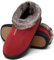 Mishansha Zapatillas Casa Mujer Invierno Pantuflas Mujer Invierno Zapatillas de estar por Casa Cerradas Calientes Women Slippers Rojo Oscuro,Gr.40 EU