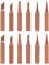 Mesee Soldering Tips Kit 900M Lead-Free Copper Solder Iron Tip Welding Head Tool Replacement Accessories for Hakko, Radio Shack, TENMA, ATTEN, Quick, Aoyue, Yihua Solder Station - 2 Set/ Total 12 Pcs