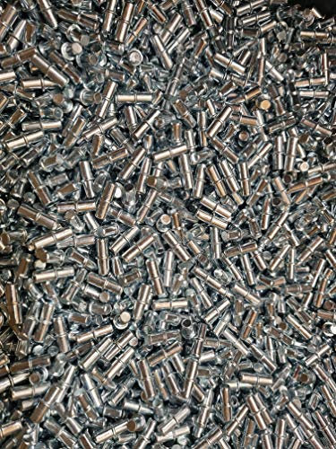 MIX 32 Bodenträger gummiert und blank 5mm Bodenträger für Einlegeböden Regal-träger Regalstifte vernickelt Glasboden-Träger mit Ring