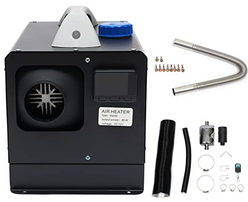 SHZICMY Calefacción de estacionamiento diésel de 12 V y 8 kW, con pantalla LCD, para camiones, caravanas, remolques