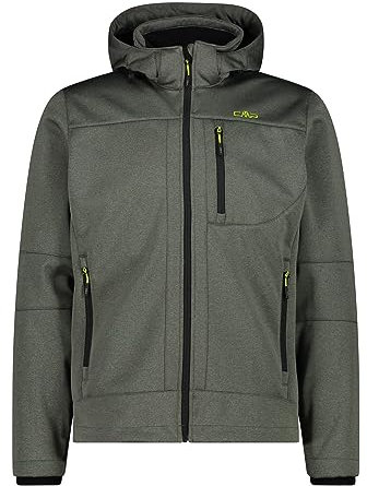 CMP - Herrenjacke mit Kapuze und Reißverschluss, Khaki Mel., 54