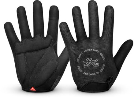 SIROKO Frontier Fahrradhandschuhe, Schwarz, für Herren und Damen
