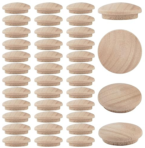 INCREWAY Stopfen aus Buchenholz, 25 mm, Beige, 120 Stück