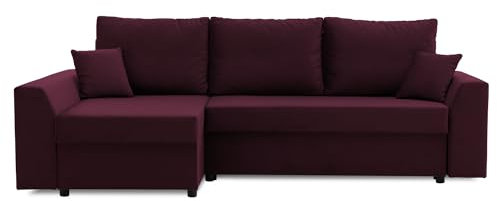 Eckcouch Paul 2 PRO mit Bettkasten! Best! Wohnzimmer möbel mit schlaffunktion. Polstermöbel, bequem schlafcouch. (Kronos 03)