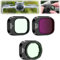 Honbobo Mini 4 Pro Filtro Filtro obiettivo UV CPL ND Filtro Protezione dell'obiettivo Accessori compatibili con DJI Mini 4 Pro (3pcs(UV+CPL+ND16))