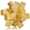 Goldene Knoten-Dekoration, Krimsknacks für Regale, goldene geometrische Skulptur, Statue, moderne dekorative Objekte, Regal, goldene Heimdekor-Akzente, minimalistisches Bücherregal, TV-Ständer,