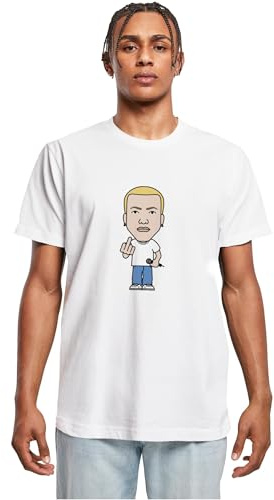 Mister Tee Herren Detroit Sketch Tee White, L