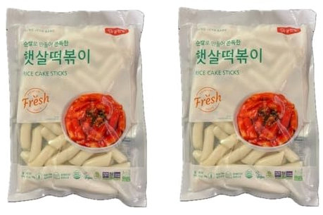 Topokki Stangen Pamai Pai® Doppelpack: 2 x 500g Reiskuchen geschnitten Tteokbokki