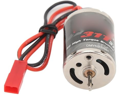 Moteur de Bateau télécommandé, Moteur électrique 31T 370 RC, Couple élevé 7,4 V, Haute Précision Efficace pour Bateau RC