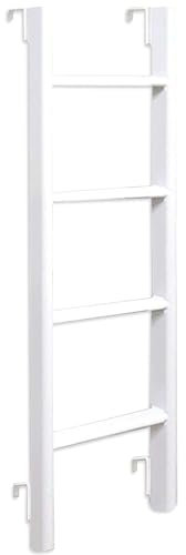 Scaletta per Letto a Castello per Camper in Metallo - Scala a Castello Bianca Universale con Ganci Scaletta per Salita di Sicurezza per Letto a Castello per Loft Domestico, Scaletta di Ricambio (Size