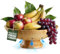 Bambüsi Bol à fruits en bois – Grand bol décoratif pour comptoir de cuisine, table à manger et décoration d'intérieur – Bol de service moderne pour fruits, salades, clés, centre de table, entrée