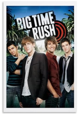 LaFegoude Big Time Rush Poster Dekorative Malerei Leinwand Wandkunst Wohnzimmer Poster Schlafzimmer Malerei,Wandkunst Bilddruck Moderne Familienzimmer Dekor 12x18inch(30x45cm)