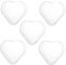 VOSAREA 5 Teilige Box Love Staubdichte Schmuck Verstellbarer Messlöffel Schmuck Organizer Ohrring Boxen Für Schmuck Behälter Für Perlen Transparente Halskette