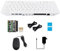 Waveshare Pi 500 Basic Kit, a Pi Designed Into a Keyboard, Support WiFi/BT, Dual-4K Outputs, with Raspberry Pi 500, GPIO Adapter Board, HDMI to Micro HDMI Cable, 27W Type-C Power Supply, etc