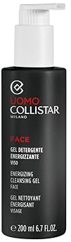 Collistar Gesichtsreinigungsgel für Herren, energetisierend, reinigt, belebt, für alle Hauttypen, auch für empfindliche Haut, entfernt Grau und stumpfe Farbe, 200 ml
