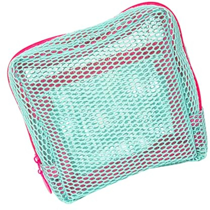 Itkcozcg Multipurpose Sundries Storage Bag Square Meshes Storage Bags Cosmetic Organizers Travel Pouches Enduring Portable Makeup Bags With Zipper