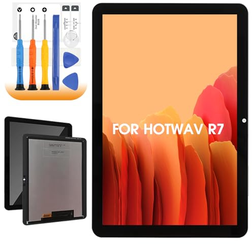 AGCUT LCD Display für Hotwav R7 LCD-Display für Hotwav R7 10,1 Zoll (25,7 cm), Ersatz-Touchscreen, Digitizer Touchscreen, Assembly mit Reparatur, Schwarz
