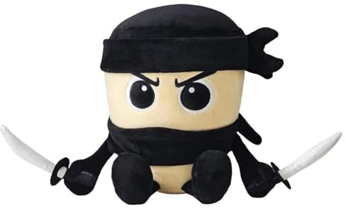 Mailfull Tung Tung Sahur Plüschtier Brainrot Kuscheltier Niedlich Zeichentrickfiguren Anime Plüschpuppe (Capuccino Assassino)