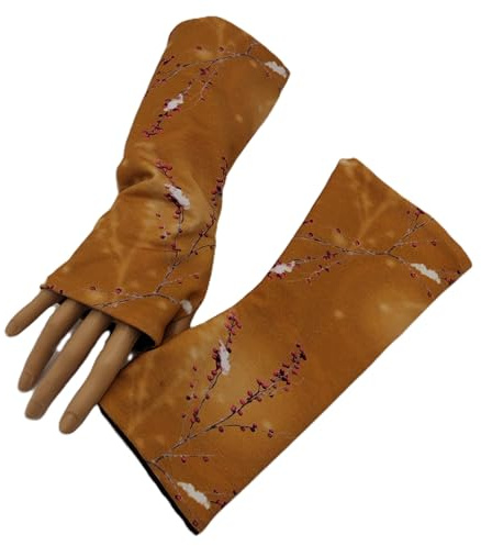 Wende- Armstulpen mit Daumenloch, 95% Baumwolle, 5% Elasthan