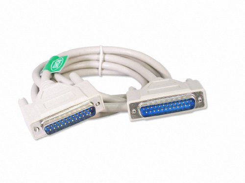 Your Cable Store RS232 DB25 25-poliges serielles Port-Kabel, männlich/männlich, 1,8 m
