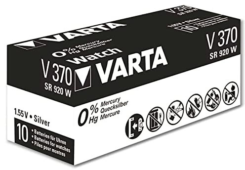 VARTA pile oxyde argent pour montres V370 (SR69) 1,55 volt