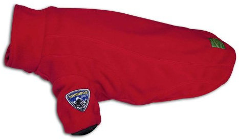 Karlie Hundemantel Fleece Mantel XL rot Einfarbig Winter Outdoor Adult Rundhalsausschnitt Wasserfest Fleece