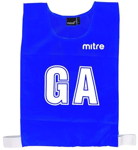 Mitre Netball Pro Sport-Trainingsleibchen für Erwachsene (7 Stück), Königsblau, Größe L