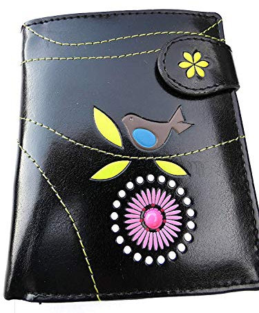 bb-Klostermann Geldbörse, versch. Designs 51042 (schwarz Vogel)