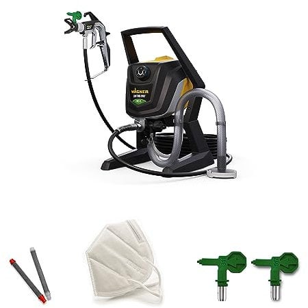 WAGNER Airless ControlPro 350R Paint Sprayer for interior and exterior wood, metal, wall and ceiling paints, covers 15 m² - 2 min, 110 bar, adjustable spray pressure, 15 m hose