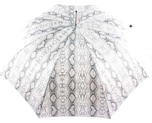 Knirps Regenschirm Long AC Python Grey grau