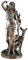 Veronese 708-7355 Figur der Artemis griechische Göttin der Jagd mit Pfeil und Bogen REH