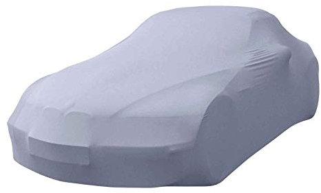 Autoplane Kompatibel mit Opel Calibra A 85_ Premium Indoor Plane formanpassend atmungsaktiv aus Stoff in Grau