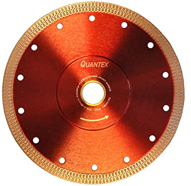 Diamant Trennscheibe extra dünn Durchmesser 180 mm, Aufnahme 25,4mm für extra harte Fliesen, Feinsteinzeug, Naturstein.