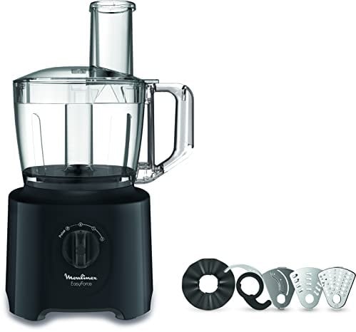 Moulinex Easy Force Multifunktions-Küchenmaschine, Leistung 800 W, einfache Handhabung, mehr als 20 Funktionen, Mixen, Kneten, Hacken, Reiben, Zerkleinern, Mixer, große Kapazität FP245810