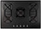 CDA 70cm Gas on Glass 5 Burner Gas Hob - Black
