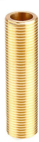 ExcInter Raccord fileté en laiton BSP 80 mm de long pour raccords de réservoir