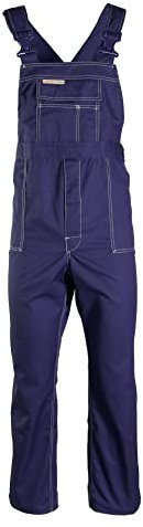 Brixton Salopette da lavoro, pantaloni protettivi da giardino, Blu scuro, 32