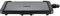 Dayron - Plancha de Asar Antiadherente 2200W, Aluminio/Baquelita, Uso Doméstico, Carne, Pescado, Verduras, Placa Estriada/Lisa, Regulador Temperatura, Dimensiones 51.5x25x7.5cm (Largo x Ancho x Alto)