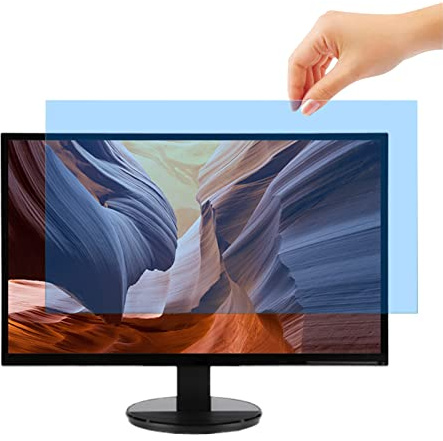 PaceBid Removable 21.5 Computer Premium Blue Light Blocking Screen Protector, Anti Glare Filter Film, Anti-UV Eye Protection Screen Protector for Desktop Monitor 21.5 Inch (16:9)
