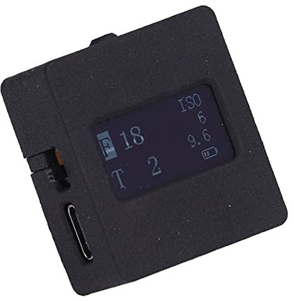 HY‑201X Kamera-Photometer, Lichtmesser zur Befestigung an einem kalten Blitzschuh, mit USB-Kabel, 0,96 Zoll organische lichtemittierende Diode