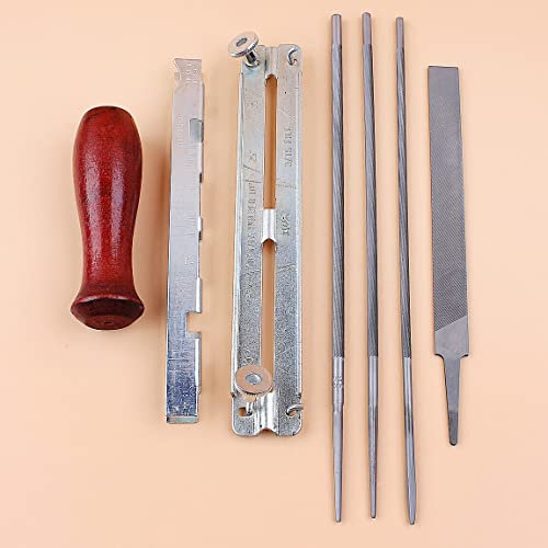 Luxuypon Kit de afilado de cadena de motosierra C/W para Husqvarna Jonsered Poulan Stihl