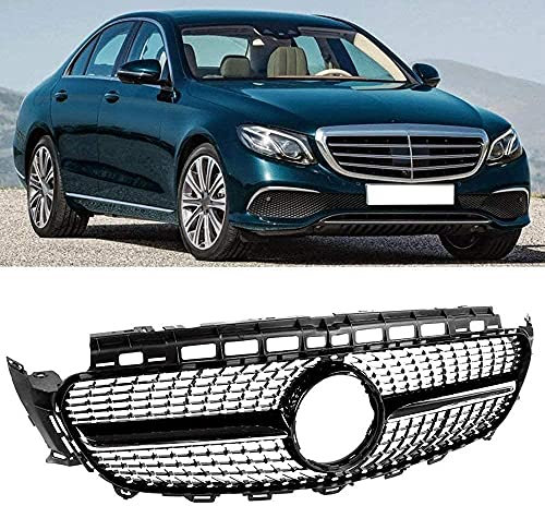MAGII Auto Front Kühlergrille für Mercedes Benz W213 2016 2017 2018 2019, Frontstoßstangengitter Kühlergrill Kühlergitter, Auto Kühlergrill Grill Lufteinlassgrill Frontgrill Zubehör