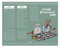 YöL Green Tempered Glass Worktop Saver Chopping Board - Anti Slip Conversion Measurement Chart, Surface Protector