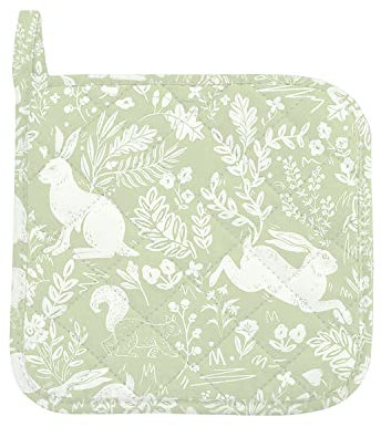 William Morris Inspired Forest Life Sage Green Pot Grab
