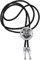 FaithHeart Leder Bolotie für Herren Frauen Wikinger Mjölnir Bolo Krawatte Western Cowboy Kostümzubehör mit Geschenkebox für Papa Freunden