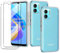 2Pcs Coque et 2Pcs Verre trempé Antichoc Protection Compatible with DOOGEE N50 Coke Coque de Protection Coque Compatible with DOOGEE N50 étui Housse Etui Protection et protège écran,Clear
