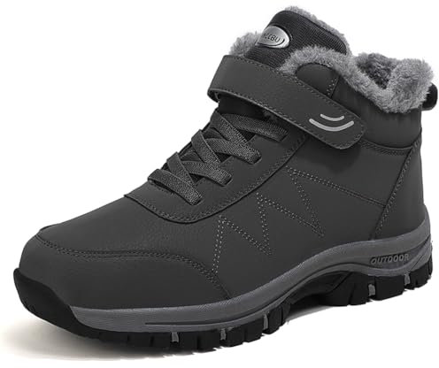 Geymxzik Orthoboots Pro - Ergonomische Winterstiefel Schmerzlindernd & Wärmend, Winter Outdoor Wasserdicht Rutschfest Schneestiefel, 35EU