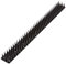 BirnePower Vogelabwehr Spikes Taubenspitzen 50 x 4,5 cm Kunststoff Höhe 3cm Tierabwehr Taubenspikes 3-reihig Vogelschutz Taubenabwehr Schwarz 24 Stück 12m