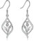 Schottische Distel Ohrringe 925 Sterling Silber Schottland Blume Drop Ohrringe Schottische Schmuck Geschenke für Damen Ladies