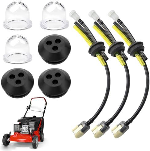 Tubo Benzina Decespugliatore,9 PCS Filtro Benzina,Decespugliatore Tubo Carburante,Tubo Filtro Serbatoio Carburante,Tubo Carburante Serbatoio,Filtro Benzina per Decespugliatore